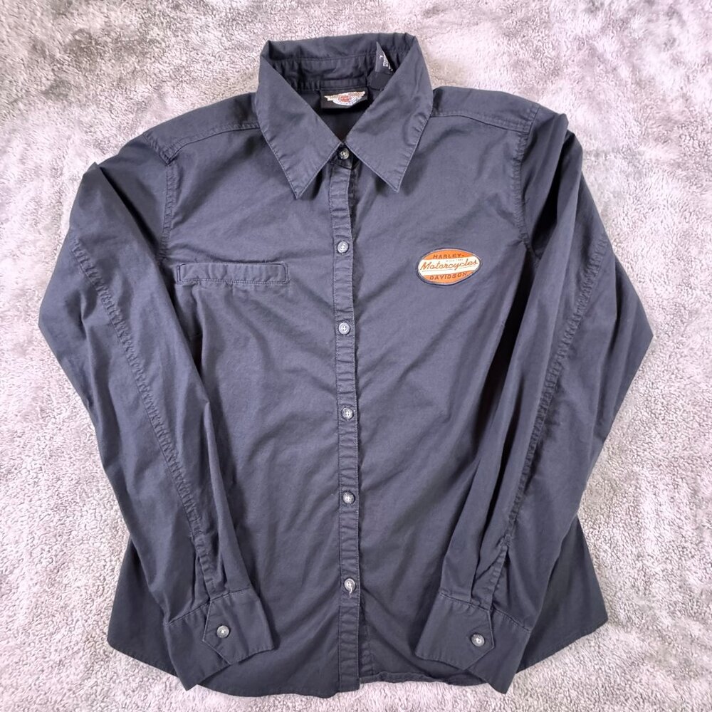 Harley-Davidson Women’s Embroidered L Button-Up